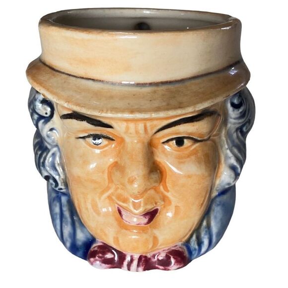 Vintage Toby Small Character Head Mug Made in Occupied Japan 1950s - Picture 1 of 12